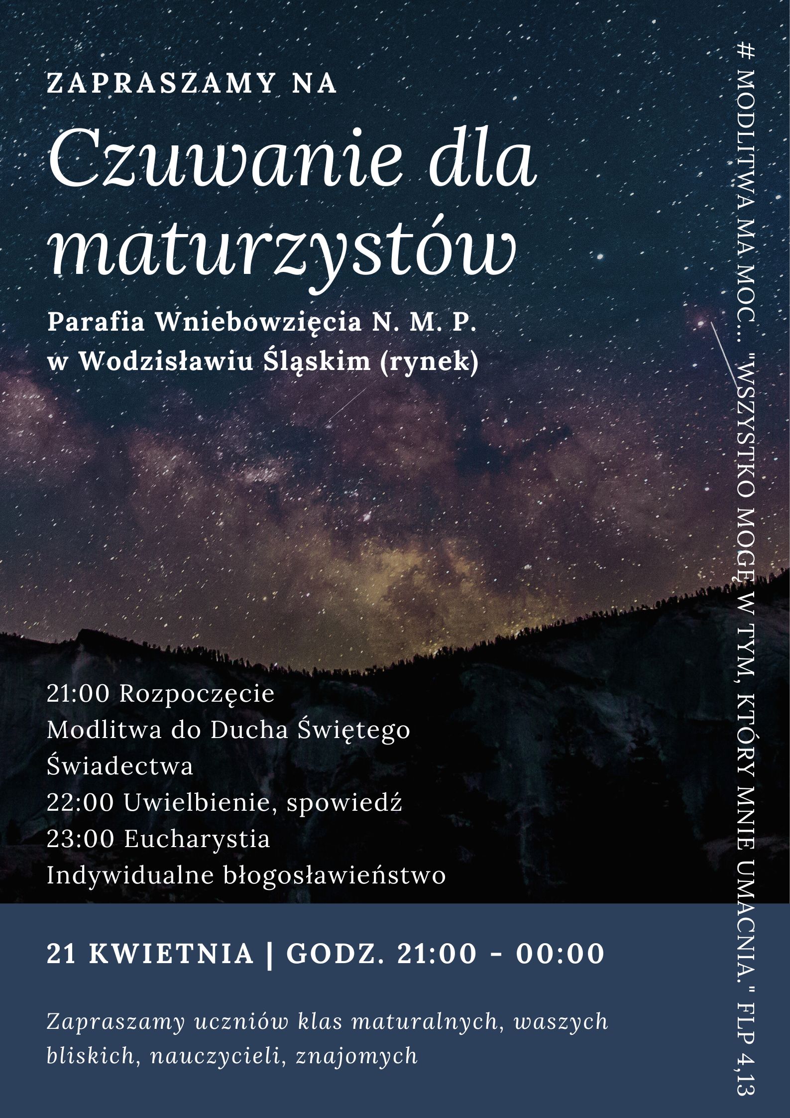 Czuwanie dla maturzystów